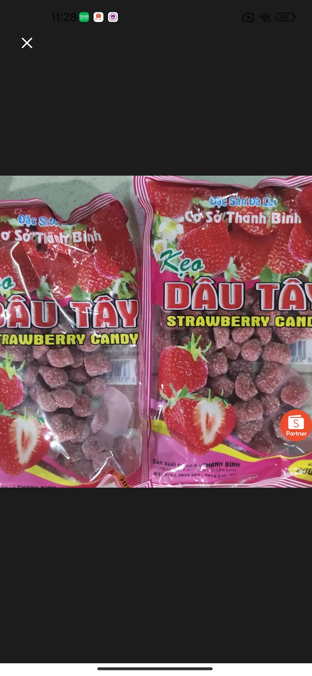 Hình ảnh KẸO DÂU TÂY
