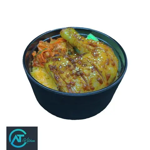 Hình ảnh Cơm đùi gà góc tư cay