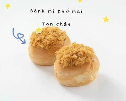 Hình ảnh Bánh mì phô mai tan chảy