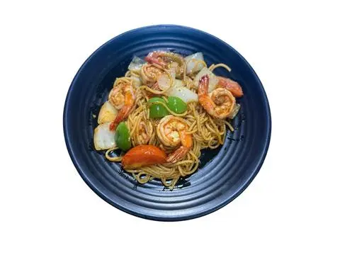 Hình ảnh Mì Ý Xào Tôm Sốt Satế