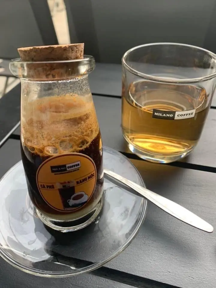Hình ảnh cafe đá rang mộc