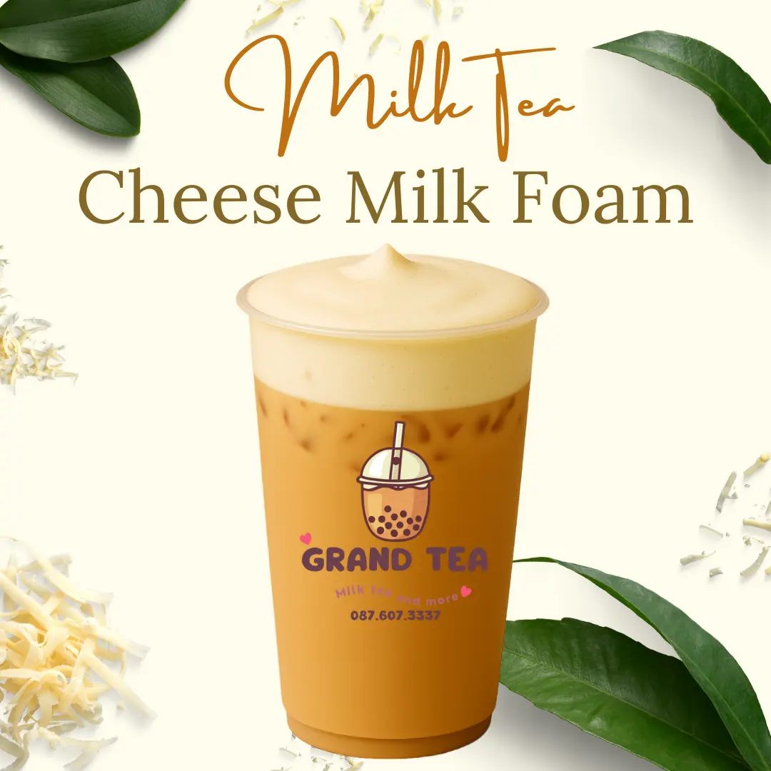 Hình ảnh Trà Sữa Kem Cheese/Milk Tea with Cheese Milk Foam
