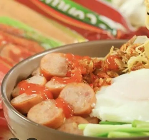Hình ảnh Phở trộn xx,trứng,chả