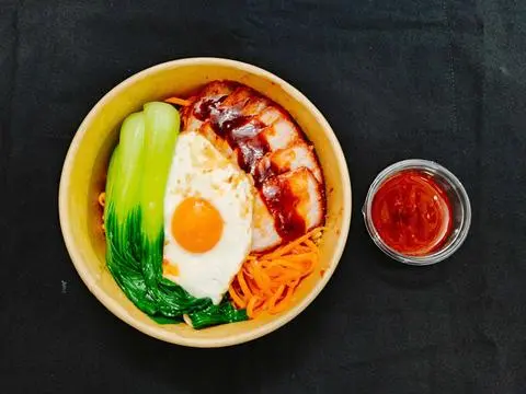 Hình ảnh CƠM TRỘN XÁ XÍU