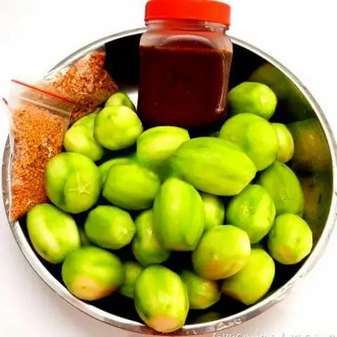 Hình ảnh Cóc Thái non gọt mắm ruốc