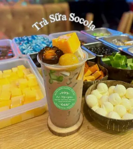 Hình ảnh Trà sữa socola full topping