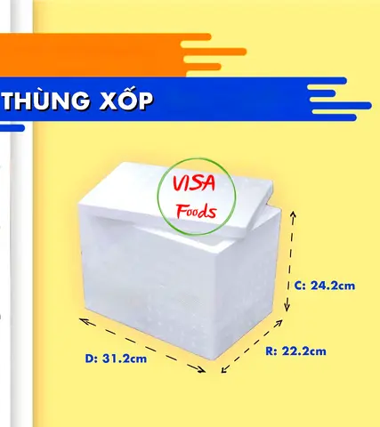 Hình ảnh Hộp Xốp Đóng Gà