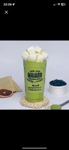 Hình ảnh Trà sữa Thái xanh khúc bạch