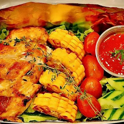 Hình ảnh Diet Chicken Set - Set Gà nướng Healthy