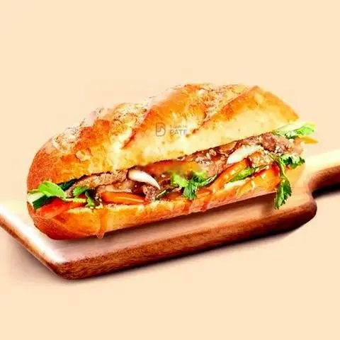 Hình ảnh Bánh Mì Heo Nướng Teriyaki