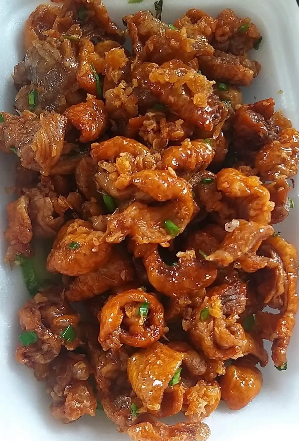 Hình ảnh Cơm Da Gà Giòn Xốt Sate