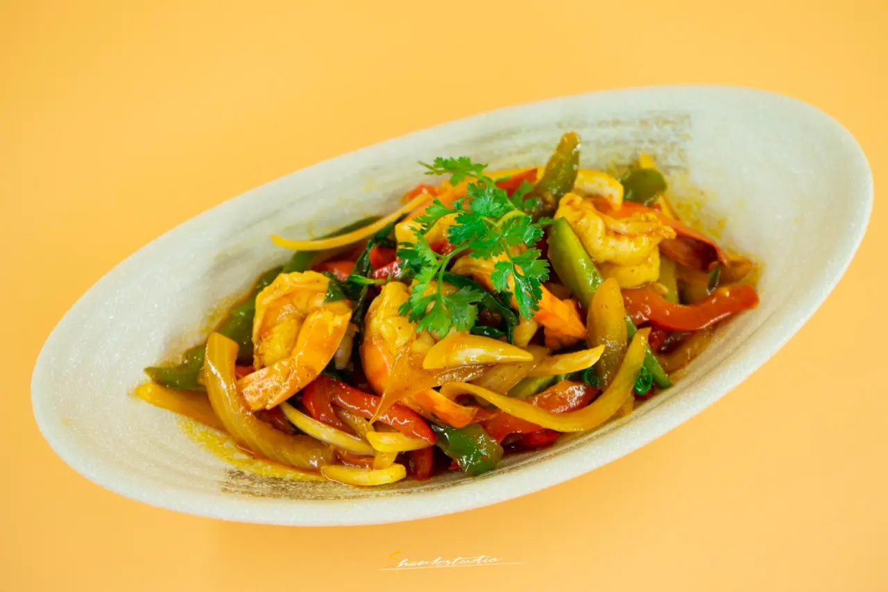 Hình ảnh Tôm xào củ hành