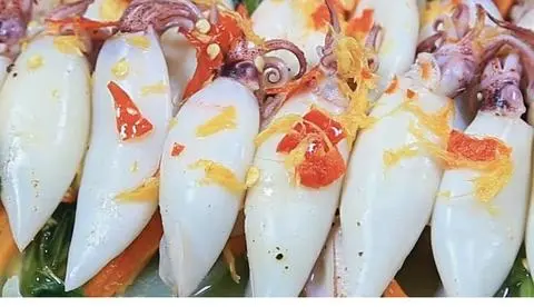 Hình ảnh Mực Hấp Gừng