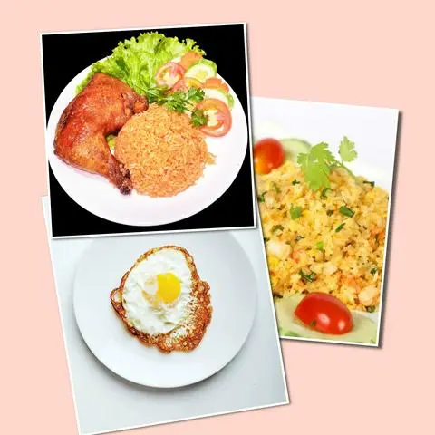 Hình ảnh combo cơm + trứng ốp la