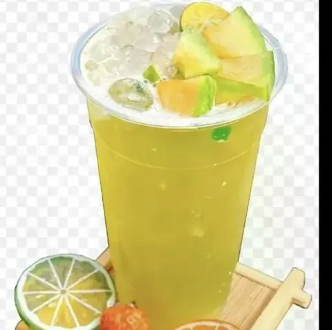 Hình ảnh trà dưa lưới (ko có dưa)