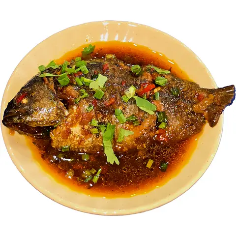 Hình ảnh Cơm cá rô kho