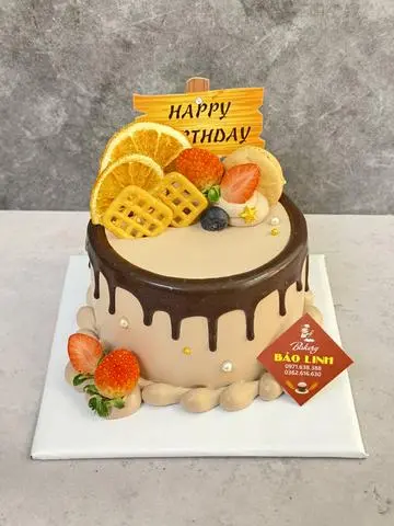 Hình ảnh  bánh kem socola size 15cm