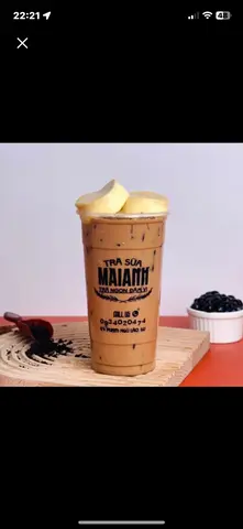 Hình ảnh Trà sữa truyền thống bánh flan