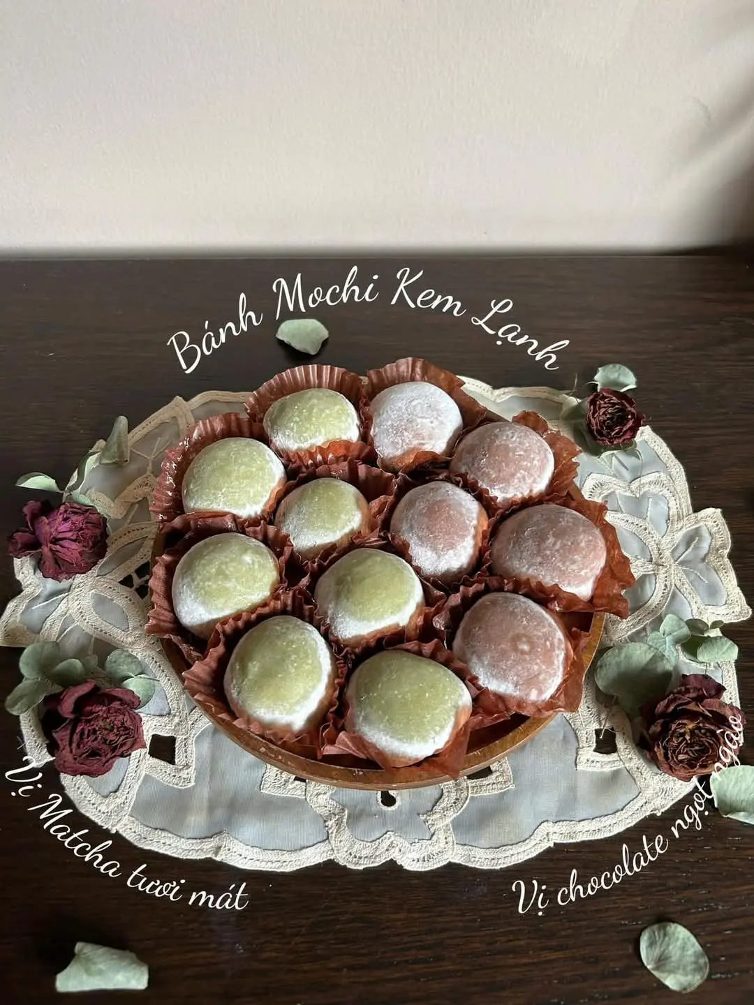 Hình ảnh Set mochi kem lạnh hữu cơ (3 bánh) 