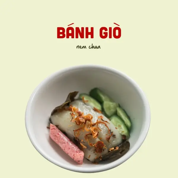 Hình ảnh Bánh giò nem chua