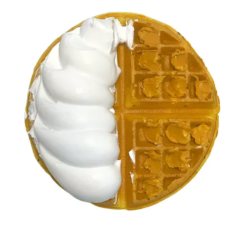 Hình ảnh Bánh Waffle Bơ Đậu Phộng