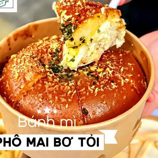 Hình ảnh Bánh mì phô mai bơ tỏi