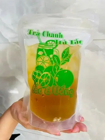 Hình ảnh trà tắc tươi túi zip 