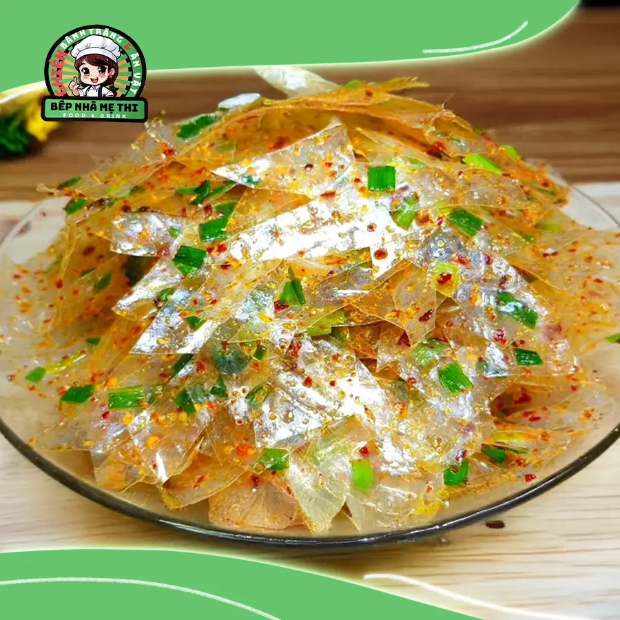 Hình ảnh Bánh tráng (Muối, mỡ hành, hành phi, sate)