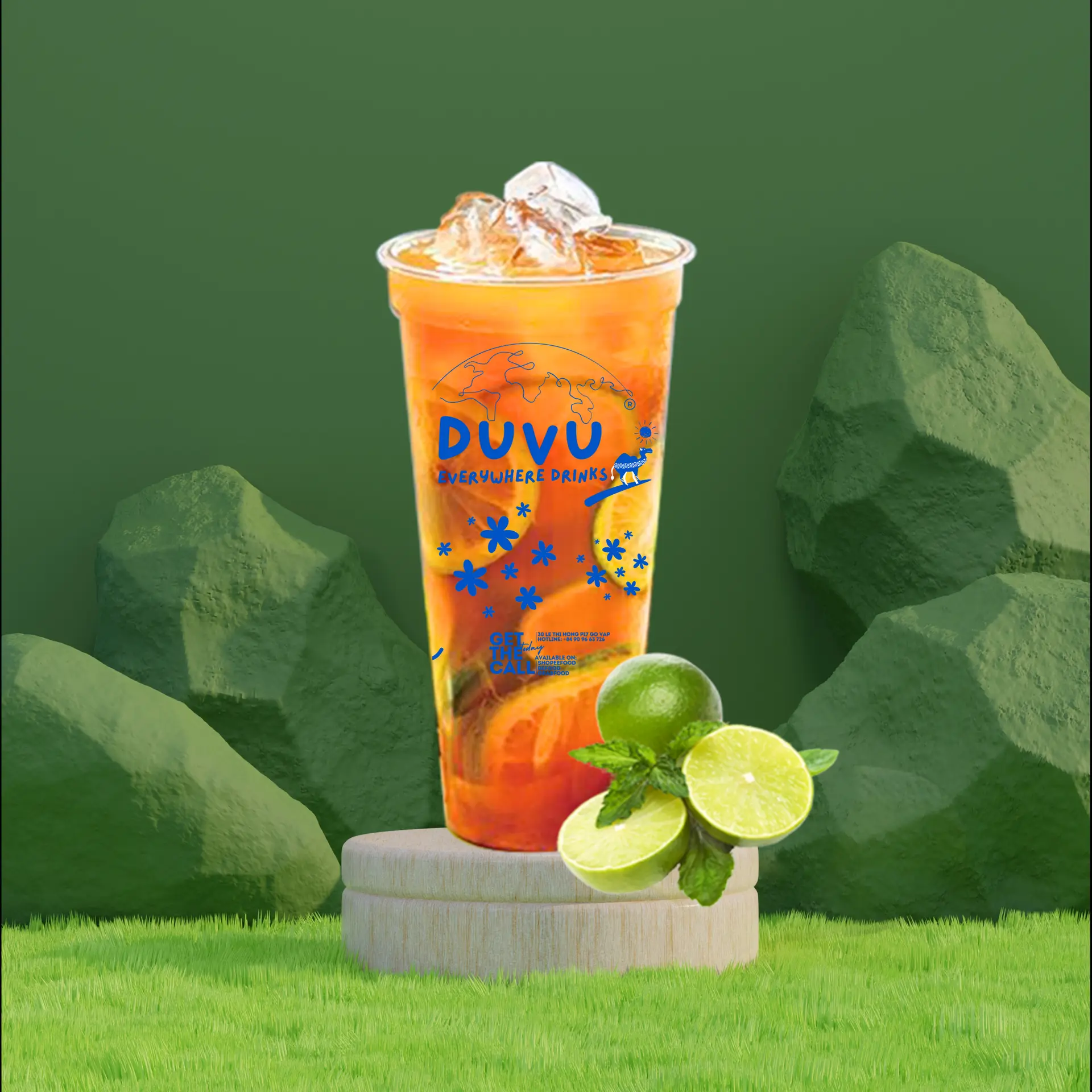 Hình ảnh Trà tắc thái đỏ