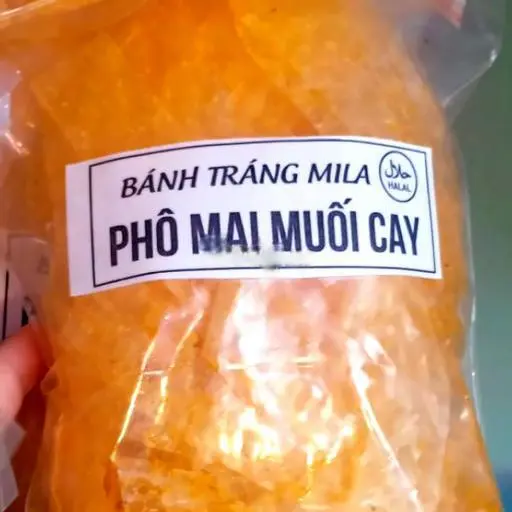 Hình ảnh Bánh tráng phô mai muối cay