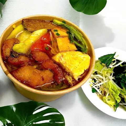 Hình ảnh Tô Đặt Biệt Bún Cá Chiên Giòn + Cá Hấp +  Chả Cá Nha Trang