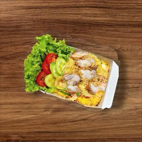 Hình ảnh Cơm Chiên Ba Rọi Chiên Mắm Tỏi