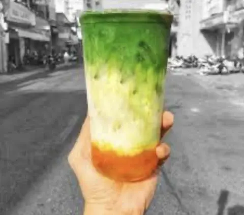 Hình ảnh Latte macha xoài