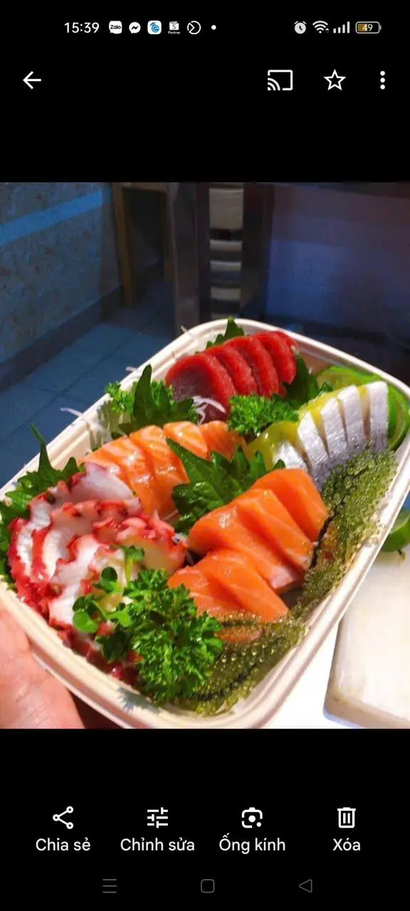Hình ảnh Combo Sashimi Sét A_( 10 Hồi, 5 Trích, 5 ngừ, 5 Bạch tuộc)