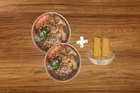 Hình ảnh Combo 2Bún + 2cuốn chả giò