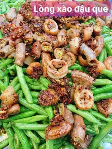 Hình ảnh Lòng xào đậu que