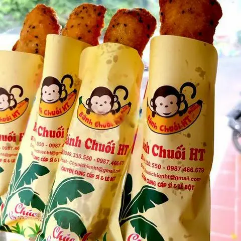 Hình ảnh Chuối chiên mè đen