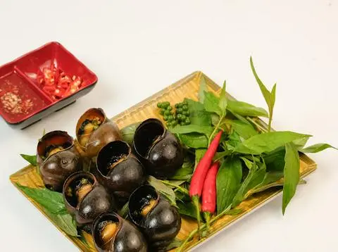 Hình ảnh Ốc bươu nướng mọi