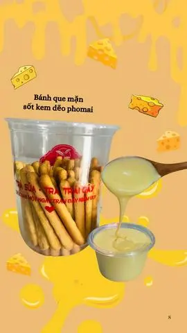 Hình ảnh Bánh Que Mặn + Sốt Kem Dẽo Phô Mai