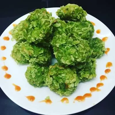 Hình ảnh cá tẩm cốm xanh