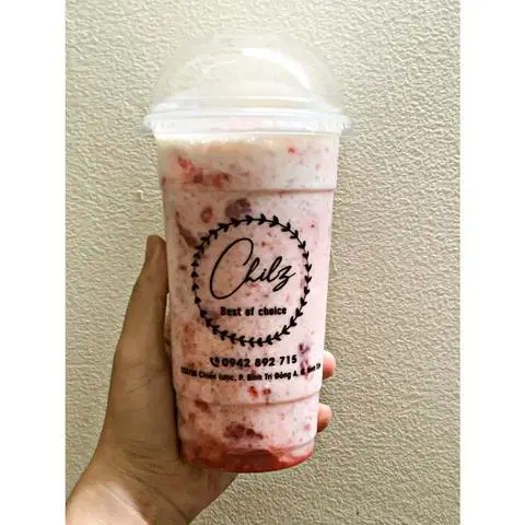 Hình ảnh Sữa chua dâu tây