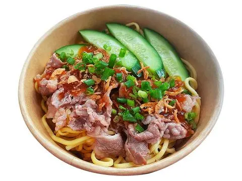 Hình ảnh mì bò trộn