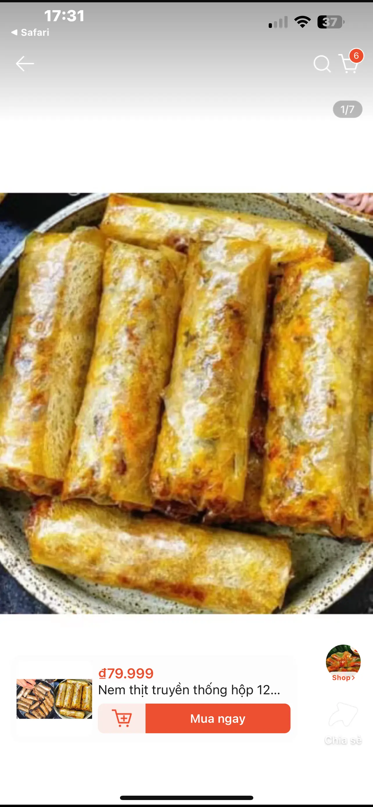 Hình ảnh Nem cua biển giòn tan