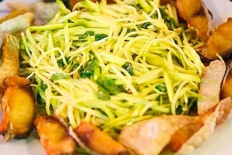 Hình ảnh Khô cá dứa chiên mắm xoài 