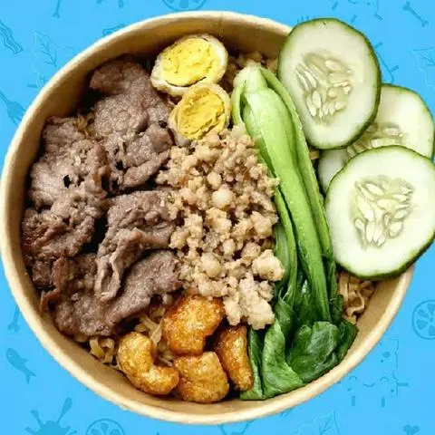 Hình ảnh Mì Trộn Bò Xào + Thịt Bằm
