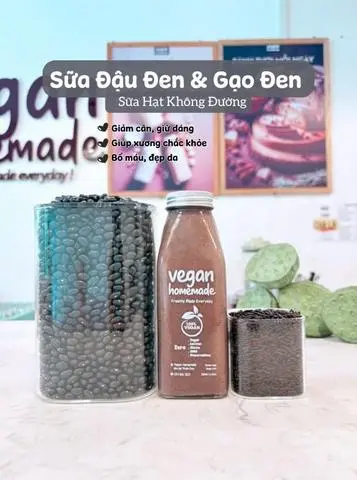 Hình ảnh Sữa Đậu Đen & Gạo Lứt Đen - Black Bean & Black Rice Milk