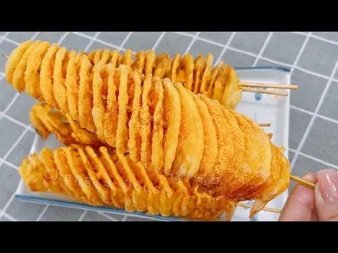Hình ảnh Khoai lốc xoáy phô mai