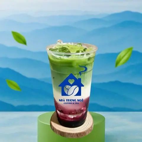 Hình ảnh Matcha việt quất