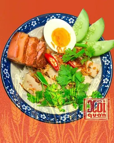 Hình ảnh Xôi thịt kho lớn