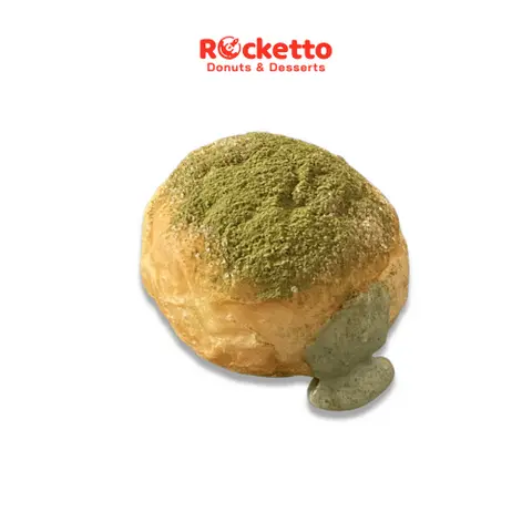 Hình ảnh Bánh donut nhân kem vị matcha